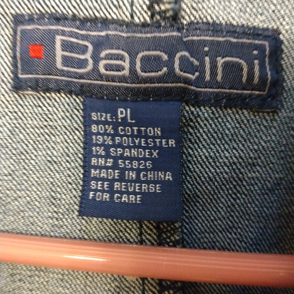 Baccini denim jeans jacket - Picture 3 of 3